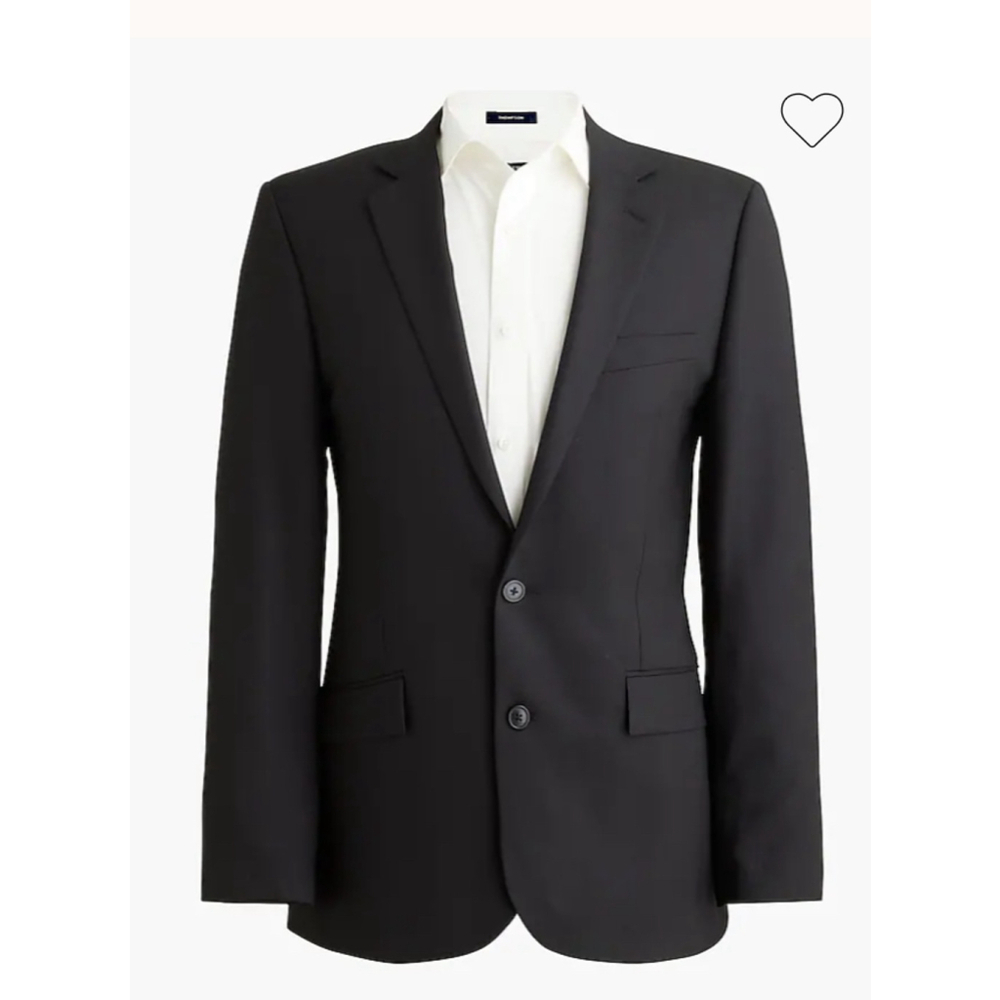 NWT J. Crew Slim-fit Thompson worsted wool suit jacket in 34 Slim/XS